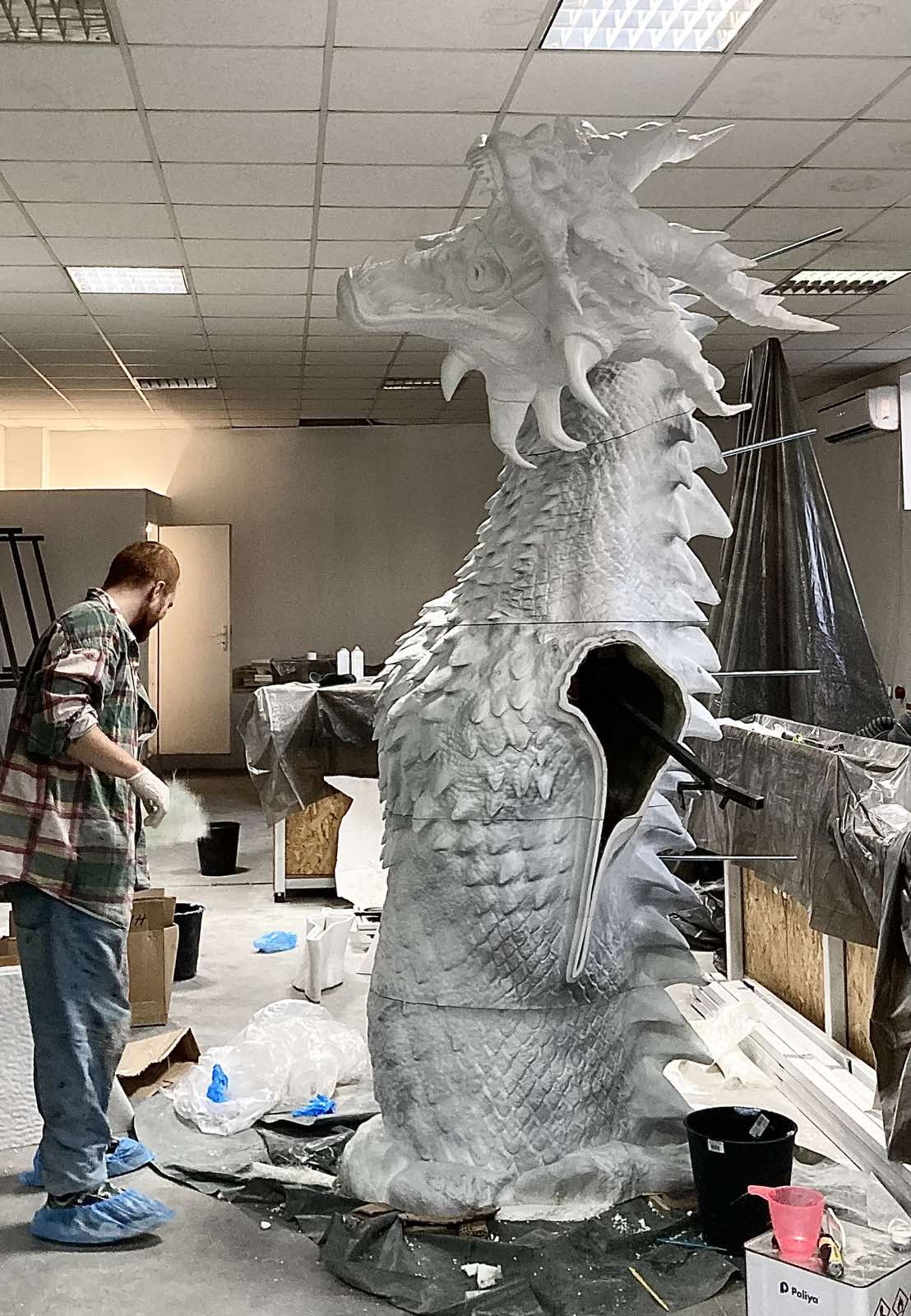 Large-scale fabrication process